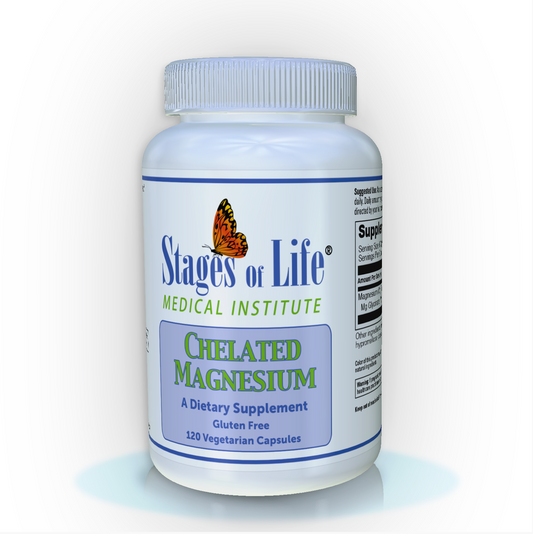 Chelated Magnesium 300mg 120 Capsules Easily Absorbed